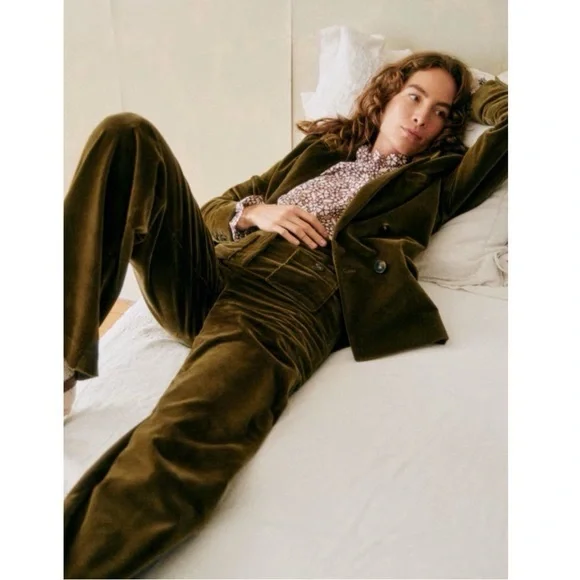 Sezane Olive Christie Jacket Size 36 - Picture 3 of 9